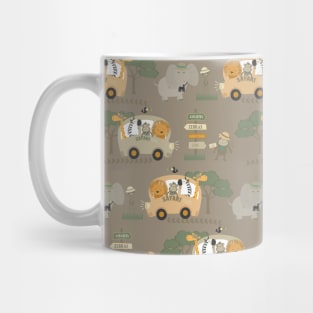 Safari Neck Gator Safari Bus Tour Safari Animals Mug